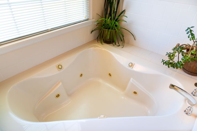 Corner Whirlpool Tub